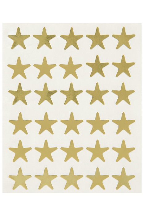 Quikstik Gold Star Labels 15mm AO80377PGLD