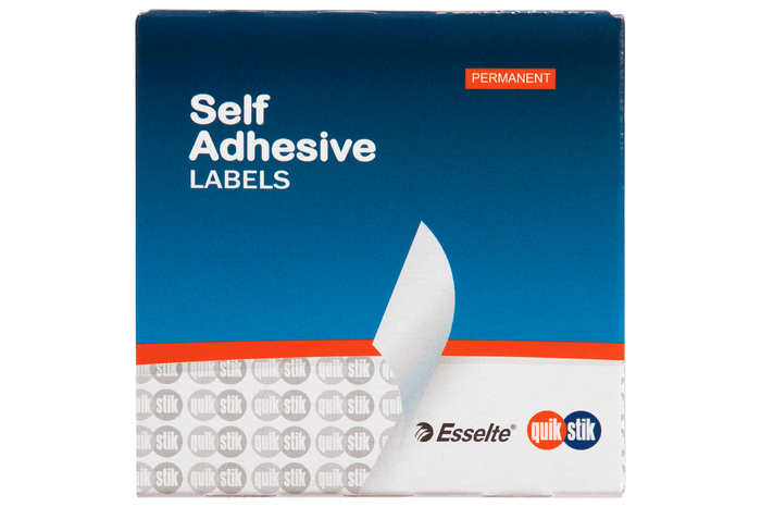 Quikstik Label Dispenser Circle 14mm Fluoro Green 700 Labels, Permanent Adhesive AO80103CPFG
