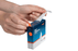 Quikstik Label Dispenser Circle 14mm Fluoro Red 700 Labels, Permanent Adhesive AO80103CPFR