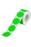 Quikstik Label Dispenser Circle 24mm Fluoro Green 350 Labels, Permanent Adhesive AO80108CPFG