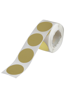 Quikstik Label Dispenser Circle 24mm Gold 250 Labels AO80108CRGLD