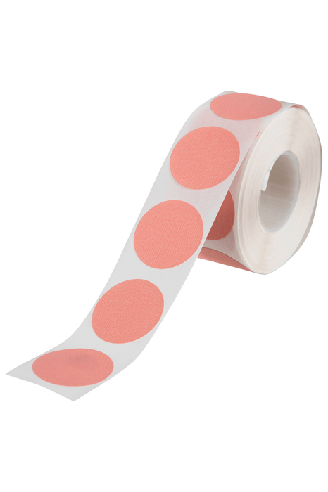 Quikstik Label Dispenser Circle 24mm Pink 500 Labels AO80108CRPNK