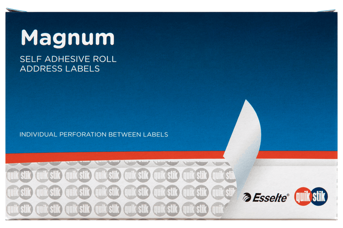 Quikstik Label Dispenser Magnum Roll 103mm x 36mm White 500 Labels AO80166RPM