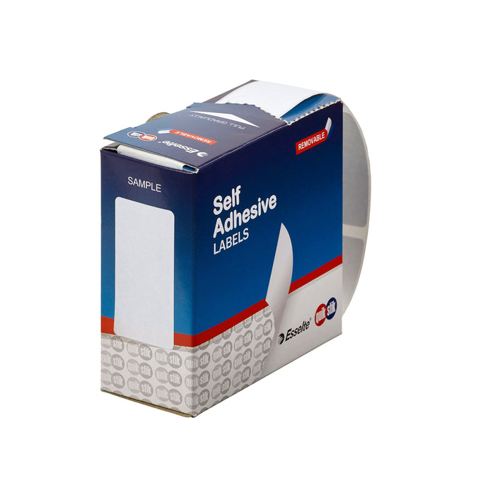 Quikstik Label Dispenser Rectangle 24mm x 49mm White 325 Labels AO80155RR