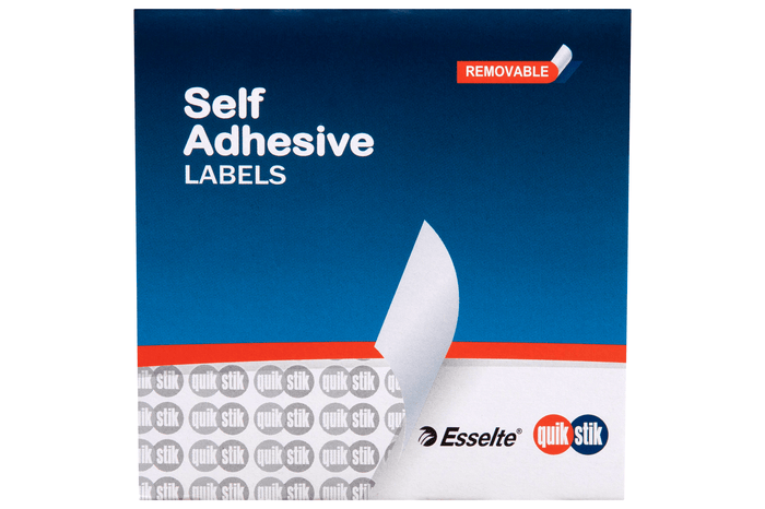 Quikstik Orange Circular Labels 14mm AO80103CRORG