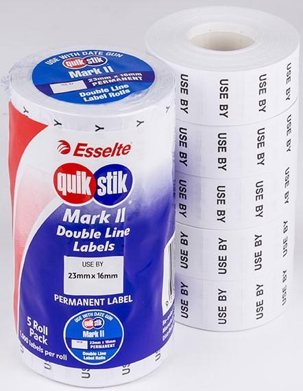 Quikstik Permanent Use By Labels Mark II AO48309