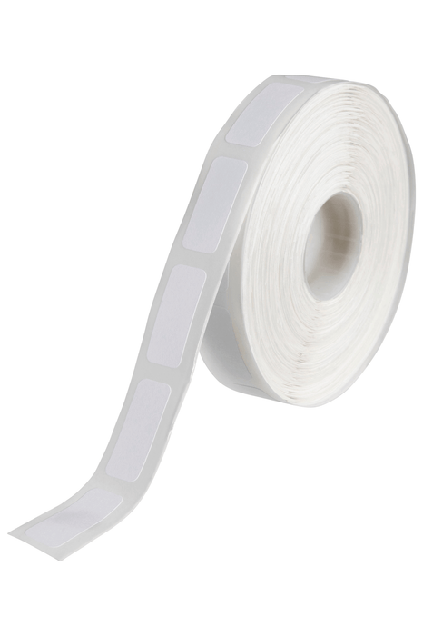 Quikstik Rectangle White Labels 10 x 24mm AO80126RR
