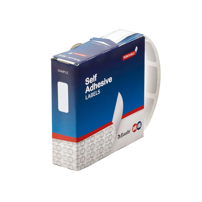 Quikstik Rectangle White Labels 10 x 24mm AO80126RR