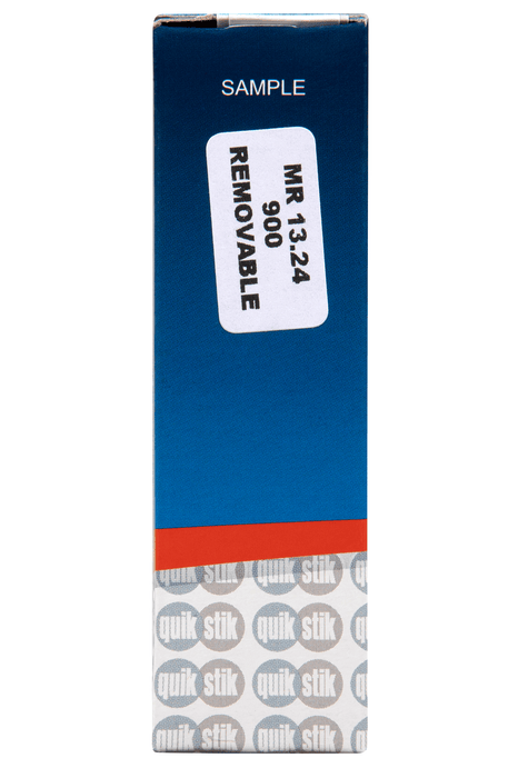 Quikstik Rectangle White Labels 13 x 24mm AO80131RR
