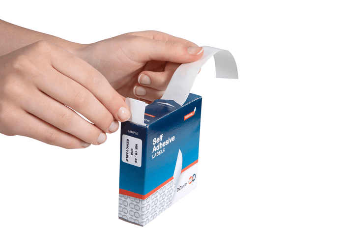 Quikstik Rectangle White Labels 19 x 24mm AO80144RR