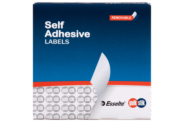 Quikstik Rectangle White Labels 19 x 24mm AO80144RR
