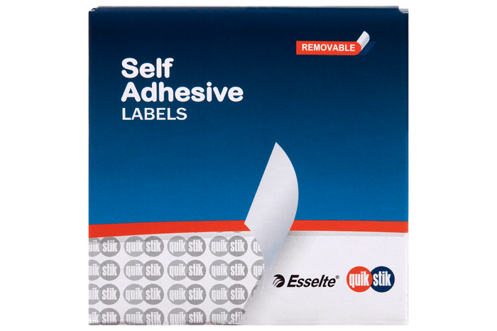 Quikstik Rectangle White Labels 19 x 63mm AO80149RR