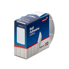 Quikstik Rectangle White Labels 24 x 40mm AO80154RR