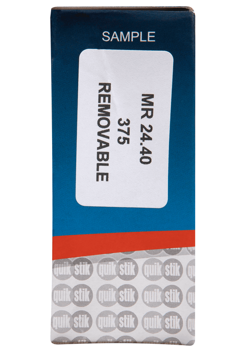 Quikstik Rectangle White Labels 24 x 40mm AO80154RR