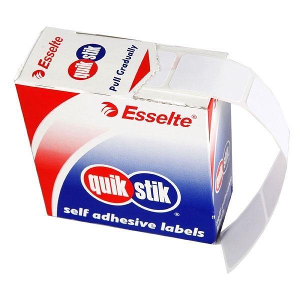 Quikstik Rectangle White Labels 24 x 40mm AO80154RR