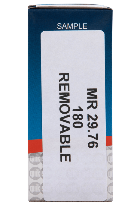 Quikstik Rectangle White Labels 29 x 76mm - 180 Labels AO80160RR