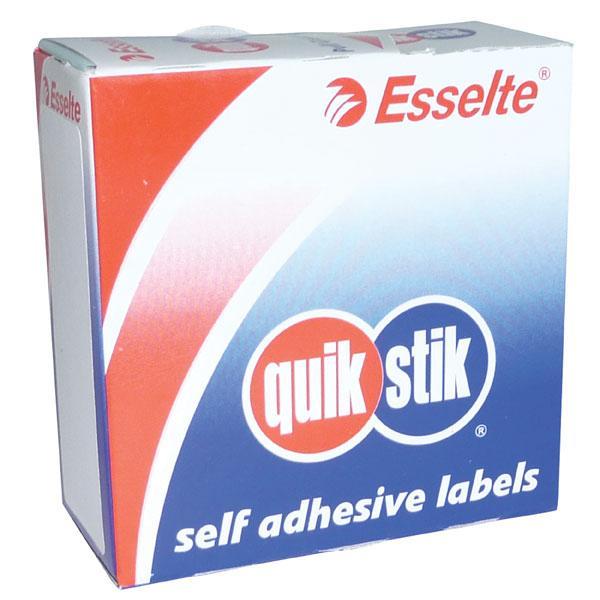 Quikstik Rectangle White Labels 29 x 76mm - 180 Labels AO80160RR
