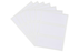 Quikstik Rectangle White Labels 29 x 76mm - 21 Labels AO80415RPWHT