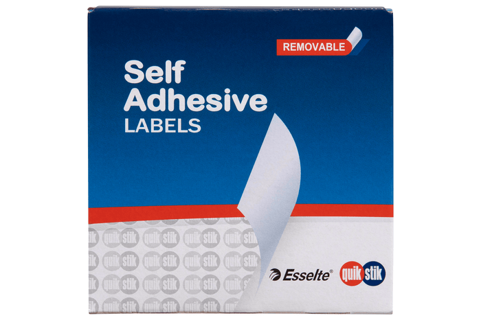 Quikstik Rectangle White Labels 35 x 45mm AO80162RR