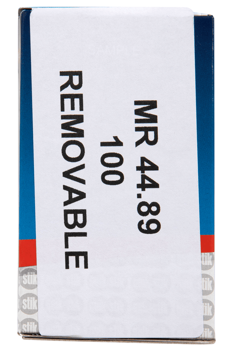 Quikstik Rectangle White Labels 44 x 89mm AO80172RR