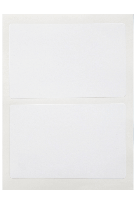 Quikstik Rectangle White Labels 48 x 75mm AO80357RP