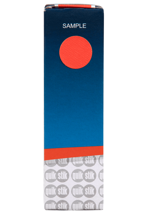 Quikstik Red Circular Labels 14mm AO80103CRRED
