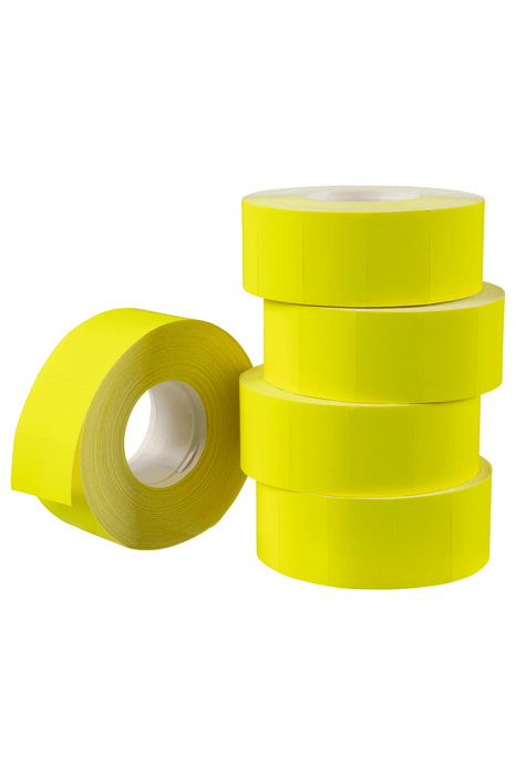 Quikstik Removable Fluoro Yellow Price Gun Labels Mark II AO48269
