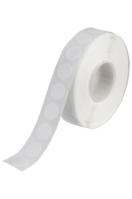 Quikstik White Circular Labels 11mm AO80101CR