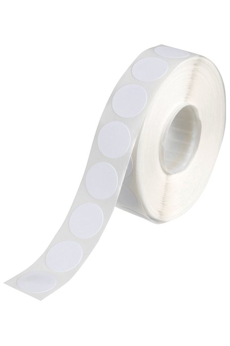 Quikstik White Circular Labels 14mm AO80102CR