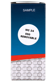 Quikstik White Circular Labels 24mm AO80107CR