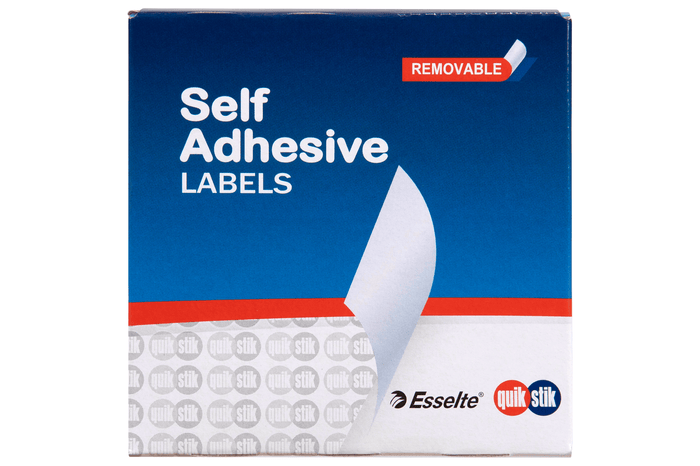 Quikstik White Circular Labels 32mm AO80109CR