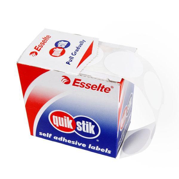 Quikstik White Circular Labels 32mm AO80109CR