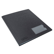 Rapesco Germ-Savvy Antibacterial A4 Hardcover Display Book 24 Pockets Black CX999006