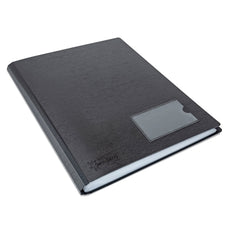 Rapesco Germ-Savvy Antibacterial A4 Hardcover Display Book 36 Pockets Black CX999007