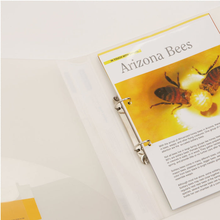 Rapesco Ring Binder 2/26 A4 Clear CX999020