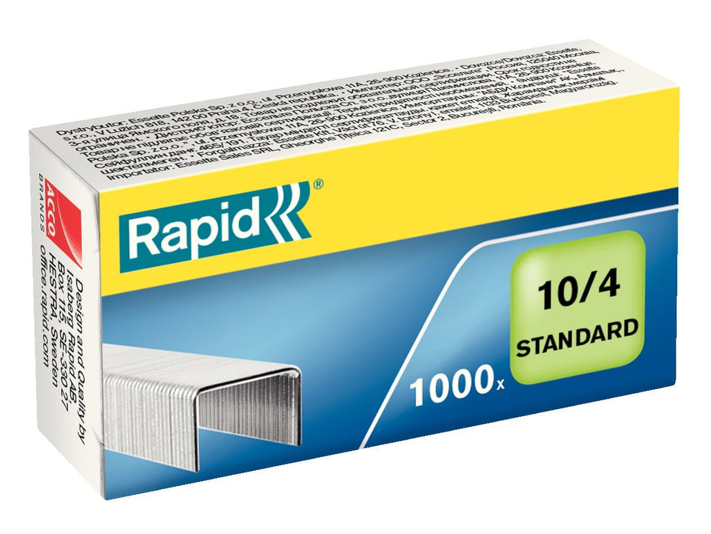 Rapid 10/4 No.10 Staples 1000 pcs (No. 10) | Desktop Essentials ...