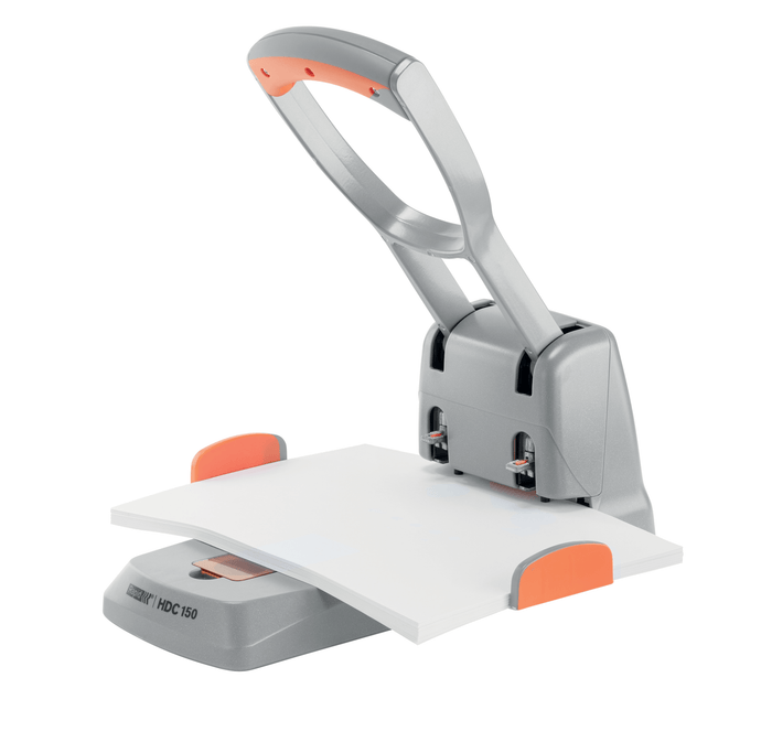 Rapid 2 Hole Heavy Duty Paper Punch 150 Sheets HDC150 AO23000600