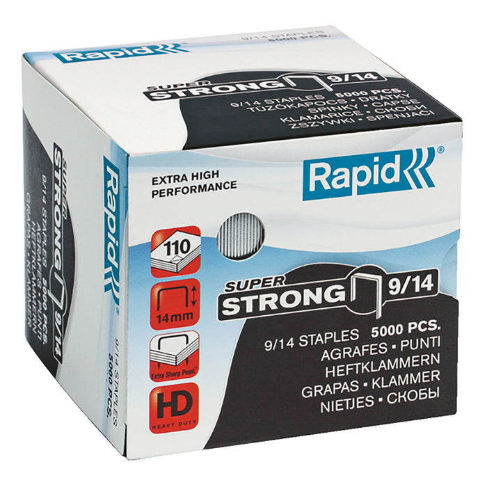 Rapid 9/14 Staples 5000 pcs AO24871500