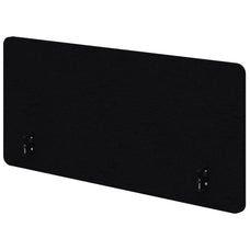Rapid Acoustic Screen, Side Mount Screen, Black, 1800mm x 595mm AT1087-0000136