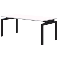 Rapid Balance Desk, Snow Velvet/Black, 1800mm x 800mm AT1087-0000223
