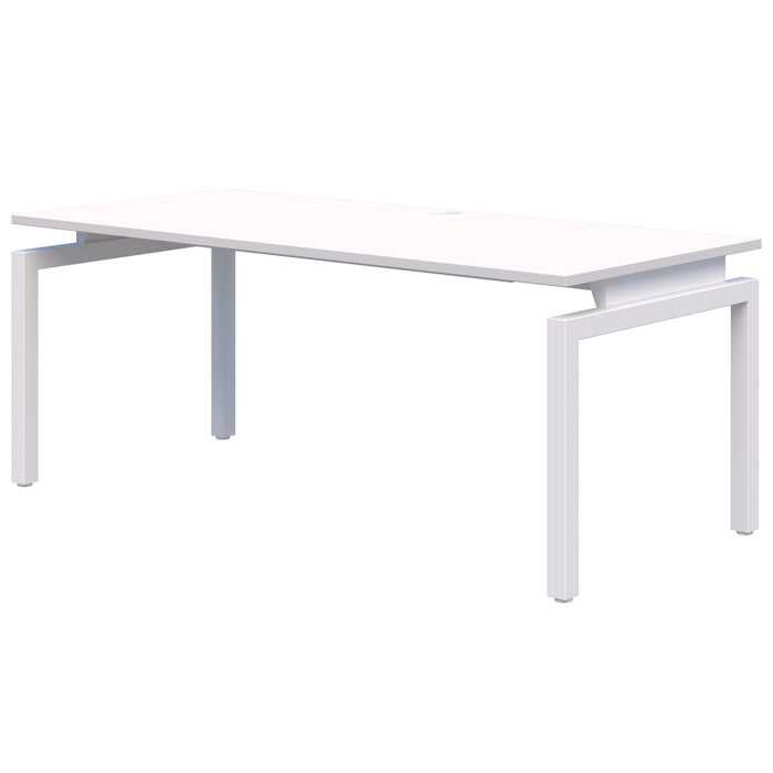 Rapid Balance Desk, Snow Velvet/White, 1200mm x 700mm AT1087-0000216