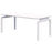 Rapid Balance Desk, Snow Velvet/White, 1200mm x 700mm AT1087-0000216