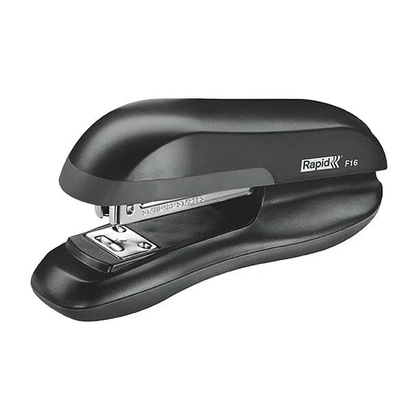 Rapid F16 Stapler, 20 Sheet, Half Strip, Black | Desktop Essentials ...