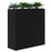 Rapid Planter Cabinet Including Artificial Plants, 1200mm x 1200mm, Black, With Lock ATAA1279210