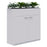 Rapid Planter Cabinet Including Artificial Plants, 1200mm x 1200mm, White, Non Locking ATAA1800270