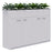 Rapid Planter Cabinet Including Artificial Plants, 1200mm x 1800mm, White, With Lock ATAA1800320