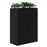 Rapid Planter Cabinet Including Artificial Plants, 1200mm x 900mm, Black, Non Locking ATAA1277970