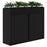 Rapid Planter Tambour Including Artificial Plants, 1200mm x 1600mm, Black, With Lock ATAA1279390