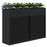 Rapid Planter Tambour Including Artificial Plants, 1200mm x 1800mm, Black, Non Locking ATAA1298220