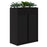Rapid Planter Tambour Including Artificial Plants, 1200mm x 900mm, Black, Non Locking ATAA1277770